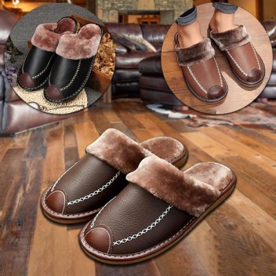 Thermopantoffeln aus leder | NOBLEFEET