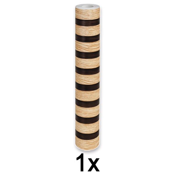 1x Eleganter Wandaufkleber mit Holzeffekt | LINEWALL